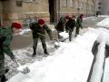 SAF helps the citizens of Serbia in clearing the snow